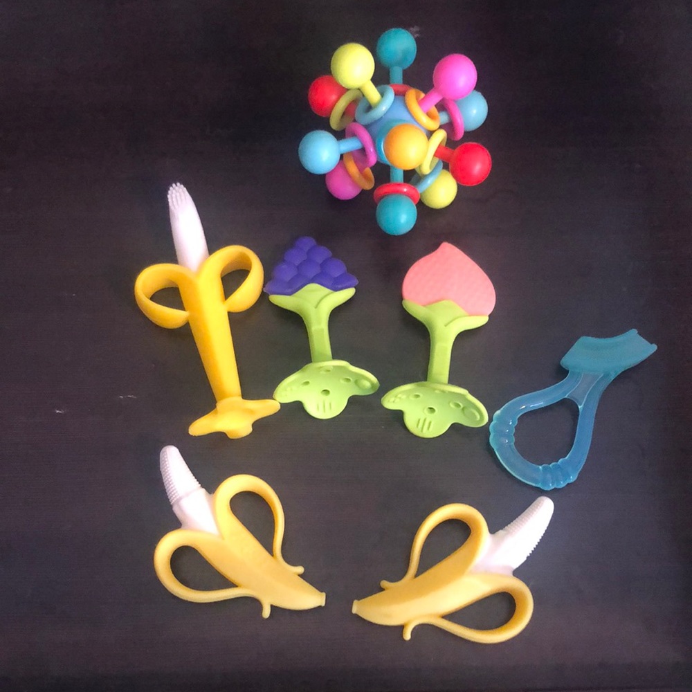 Teething toy lot